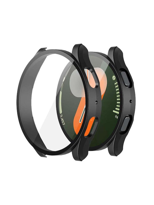 Techsuit Defense360 Pro Πλαστική Θήκη με Τζαμάκι σε Μαύρο χρώμα για Samsung Galaxy Watch7 (40mm)