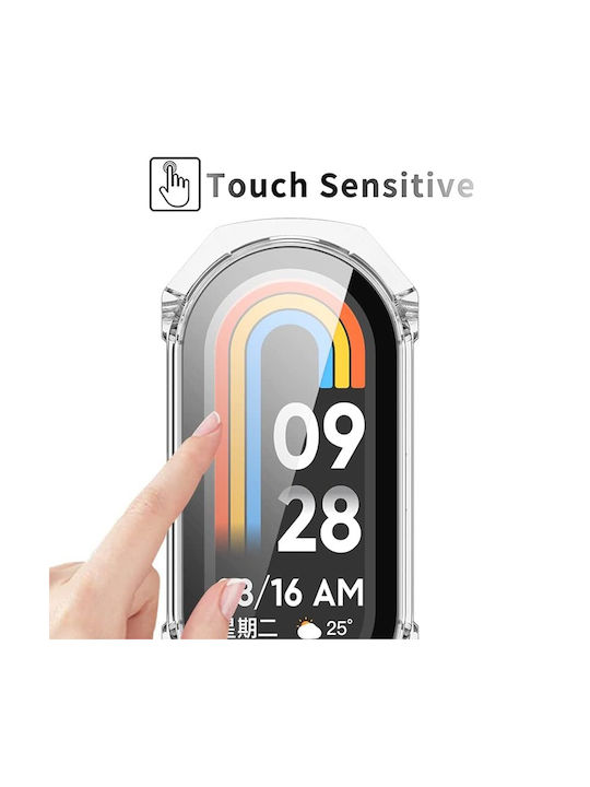 Techsuit Defense360 Pro Πλαστική Θήκη με Τζαμάκι σε Διάφανο χρώμα για Xiaomi Mi Band 9, Mi Band 9 NFC Techsuit Defense360 Pro Πλαστική Θήκη με Τζαμάκι σε Διάφανο χρώμα για Xiaomi Mi Band 9, Mi Band 9 NFC