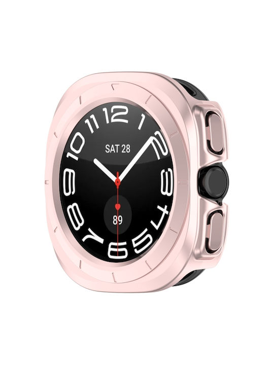 Πλαστική Θήκη σε Ροζ χρώμα για Samsung Galaxy Watch Ultra 47mm Πλαστική Θήκη σε Ροζ χρώμα για Samsung Galaxy Watch Ultra 47mm