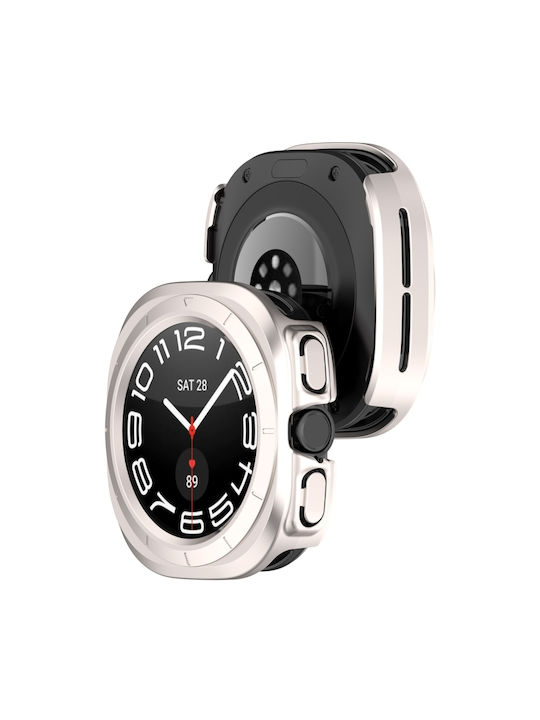 Πλαστική Θήκη σε Ασημί χρώμα για Samsung Galaxy Watch Ultra 47mm Πλαστική Θήκη σε Ασημί χρώμα για Samsung Galaxy Watch Ultra 47mm