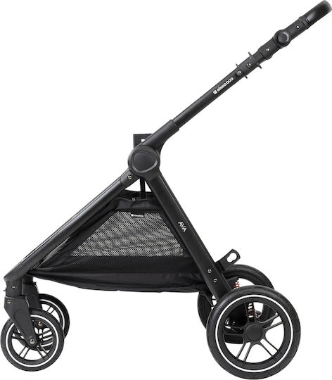 Kikka Boo Ava Verstellbar 3 in 1 Baby Kinderwagen Geeignet für Neugeborene Gray 10.2kg