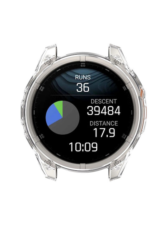 Силиконов Калъф в Прозрачен цвят за Garmin Fenix 8 47мм