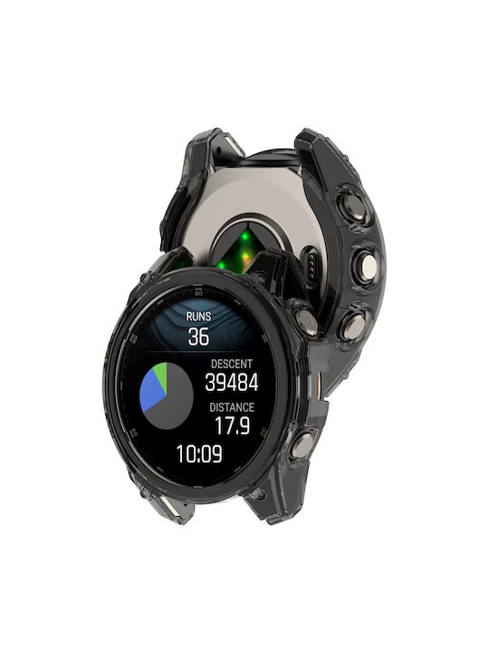 Силиконов Калъф в Черен цвят за Garmin Fenix 8 51mm