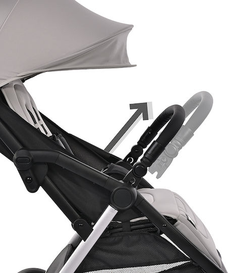 Lorelli Loret Adjustable 2 in 1 Baby Stroller Suitable for Newborn Gray 8.2kg
