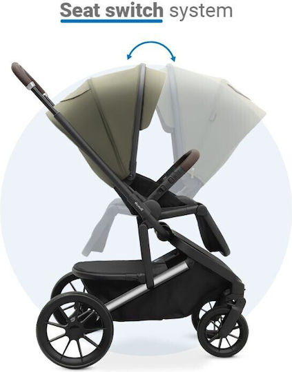 Dovadi Fly Adjustable 2 in 1 Baby Stroller Suitable for Newborn Forest Green