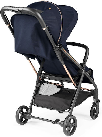 Peg Perego Selfie Plus Baby Stroller Suitable for Newborn Blue Shine