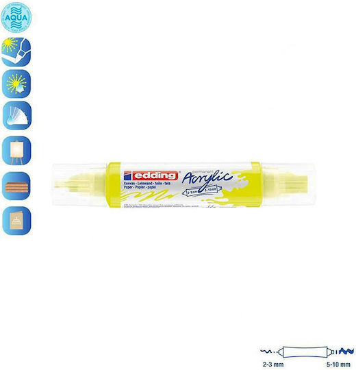 Edding Acrylic Marker Νeon Yellow