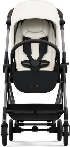 Cybex Gold Melio Adjustable Baby Stroller Suitable for Newborn Canvas White 6.1kg