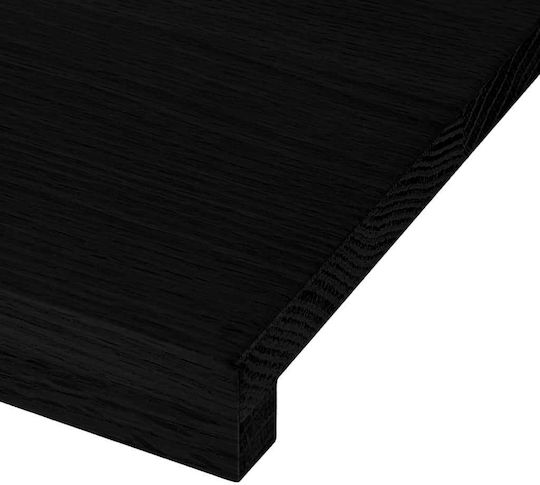 Πατάκια Σκάλας 2 Τεμ Σκούρο Καφέ 110x25x2 Cm Ξύλο Δρυός Καφέ 110 X 25 X 2 Cm