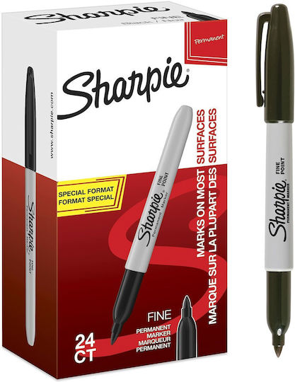 Sharpie Acrylic Markers Black 24pcs