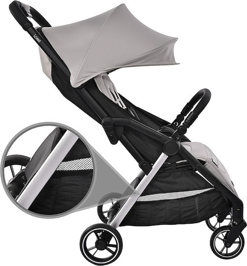 Lorelli Loret Baby Stroller Suitable for Newborn Black Jasper 8.3kg