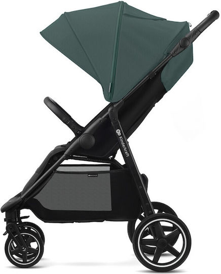 Kinderkraft Route Cărucior pentru Bebeluși Potrivit pentru Nou-născut Verde smarald 10.8kg