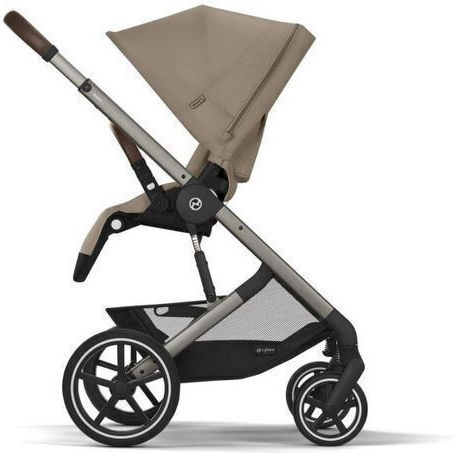 Cybex Balios S LUX Ρυθμιζόμενο Καρότσι Μωρού Kατάλληλο για Nεογέννητο Almond Beige 11.7kg