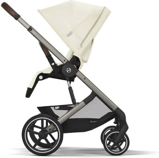 Cybex Balios S Lux Adjustable 3 in 1 Baby Stroller Suitable for Newborn Seashell Beige 11.7kg