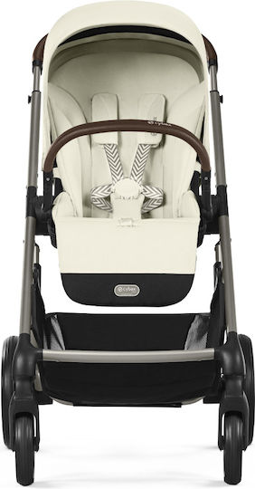 Cybex Balios S Lux Ρυθμιζόμενο Καρότσι Μωρού Kατάλληλο για Nεογέννητο Seashell Beige 11.7kg