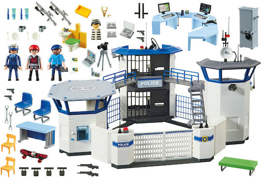 Playmobil City Action Police Headquarters with Prison for 4-10 years old