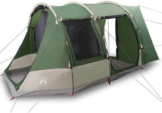 vidaXL Waterproof Camping Tent Car Green for 2 People