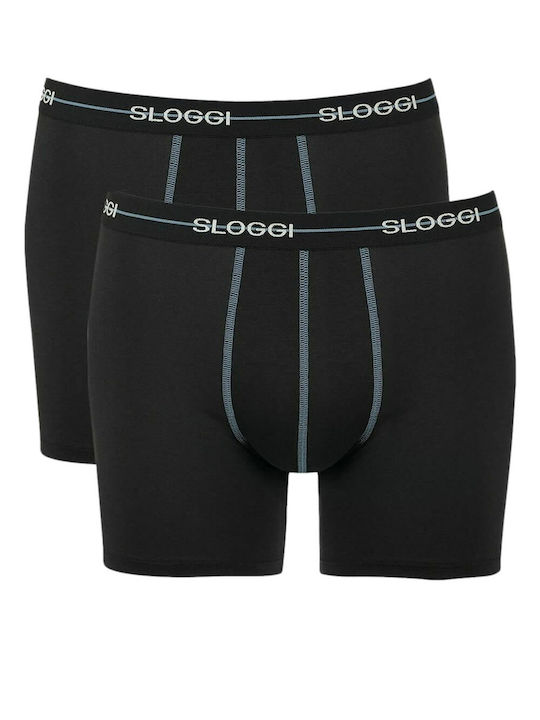 Sloggi Men's Boxers Black 2Pack