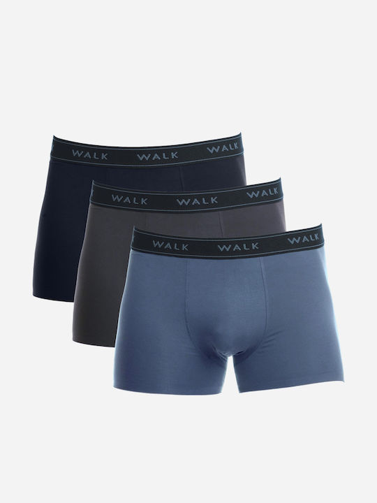 Herren Boxershorts Blue / Raph / Anthracite 3Packung