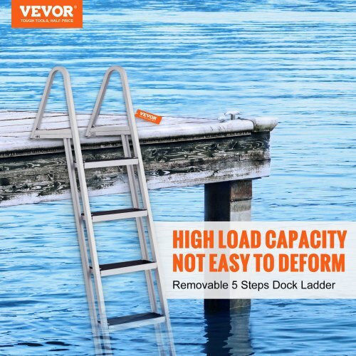 Vevor Aluminum Pool Ladder 61x45.5x182.5cm