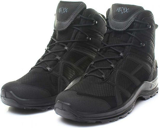 Haix Στρατιωτικά Άρβυλα Eagle Athletic 2.1 Gtx Mid Gore-Tex in Schwarz Farbe