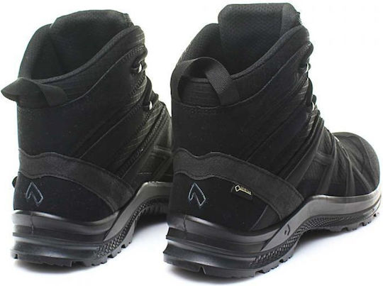 Haix Στρατιωτικά Άρβυλα Eagle Athletic 2.1 Gtx Mid Gore-Tex in Schwarz Farbe