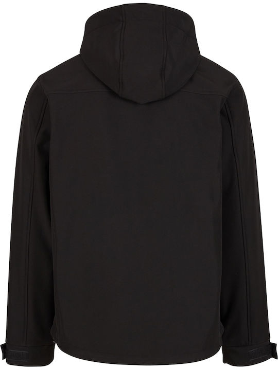 Winter Jacket Softshell Waterproof and Windproof Black