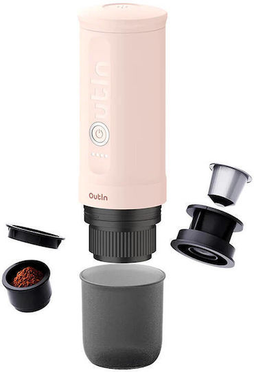 Outin Nano Portable Coffee Machine for Camping Brown