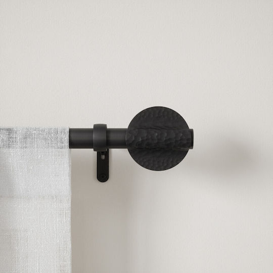 Umbra Extendable Metallic Curtain Pole Odyssey Single Φ2.5mm 107-305cm Black