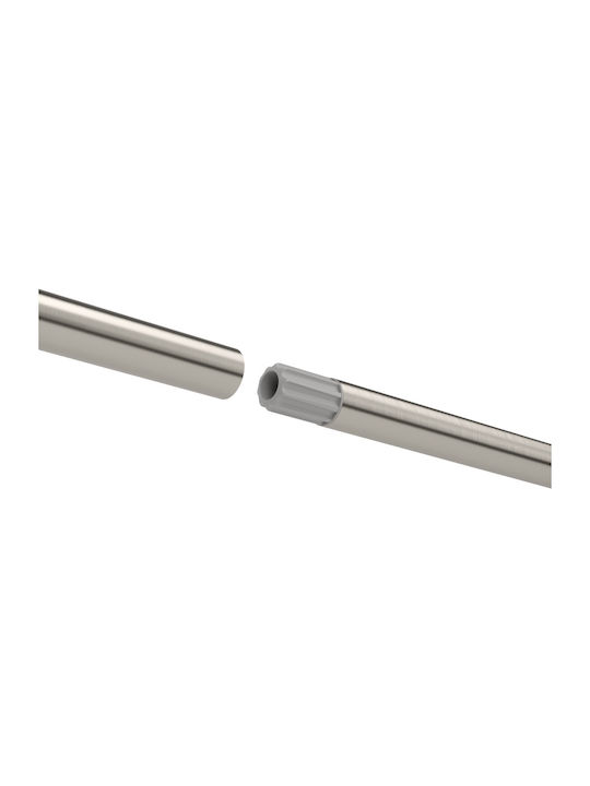 Umbra Extendable Metallic Curtain Pole Zen Single Φ2.5mm 81-162cm Nickel Matte
