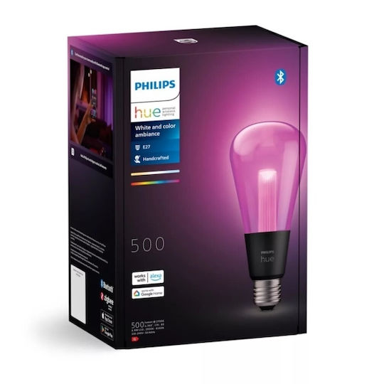 Philips Smart Bulb LED for Socket E27 RGBW 500lm Dimmable