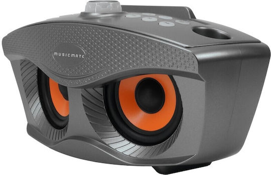 MusicMate Karaoke Speaker with Wireless Microphones MM-SK70 Gray