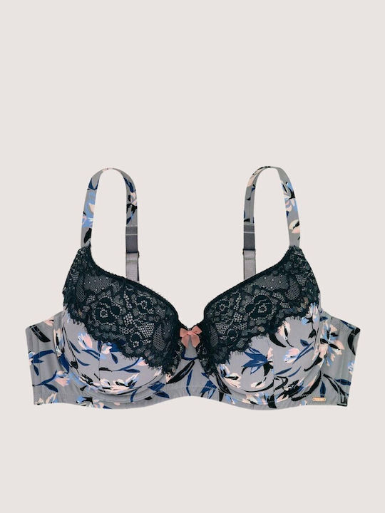 Bra Underwire Dark Grey
