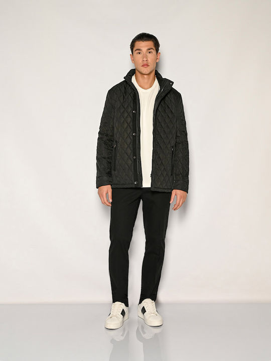 Pantalon Bărbați Elastic Negru
