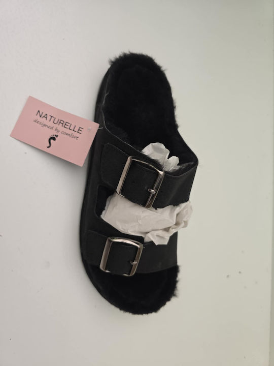 Naturelle Anatomical Slippers Black