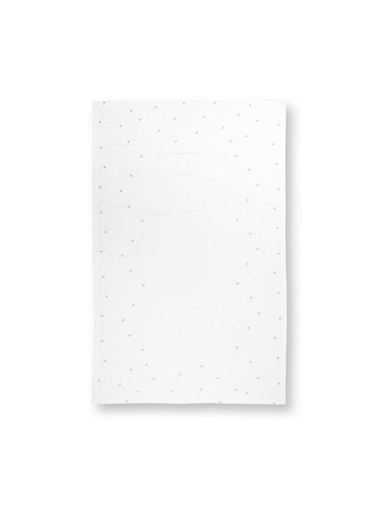 PiP Studio Tablecloth Cotton White, Gold 160x250cm
