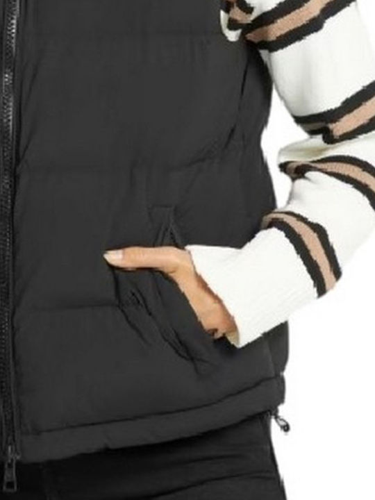 Women's Short Lifestyle Jacket for Winter Black