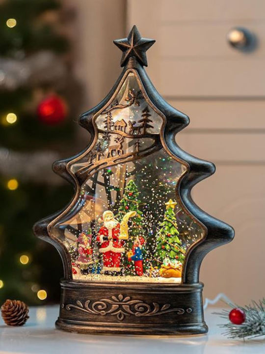 cu lumină LED Decorațiune de Crăciun Braduleț 30cm. Electrică De masă