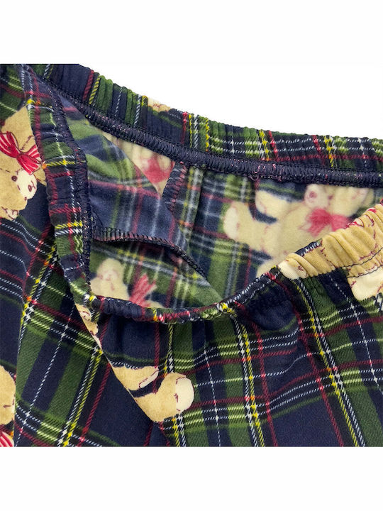 Ustyle Set Pijamale pentru Femei Blue/Green