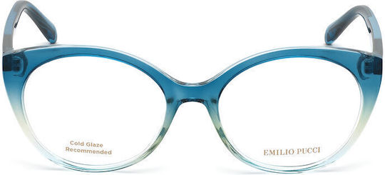 Emilio Pucci Rame Ochelari Pentru Femei Acetat Maro EP5134 089