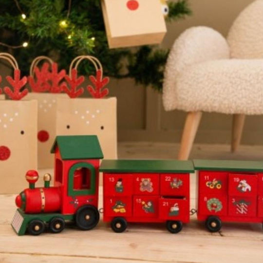 Trademarkt Weihnachtliche Holz Figur Zug Höhe 46cm