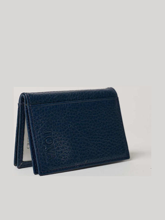 Leder Herren Geldbörse Karten Blau