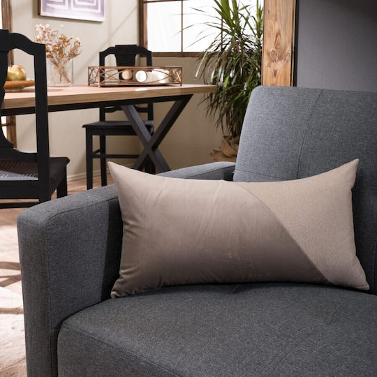 Teoran Zierkissen Mainus Taupe 07 30x60cm