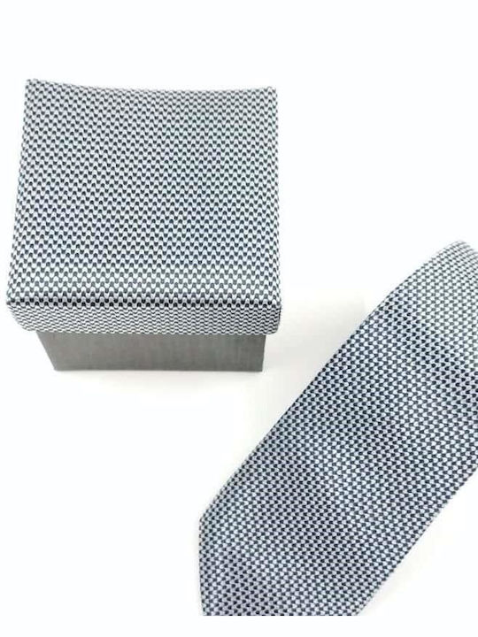 Men's Tie Silk in Gray Color