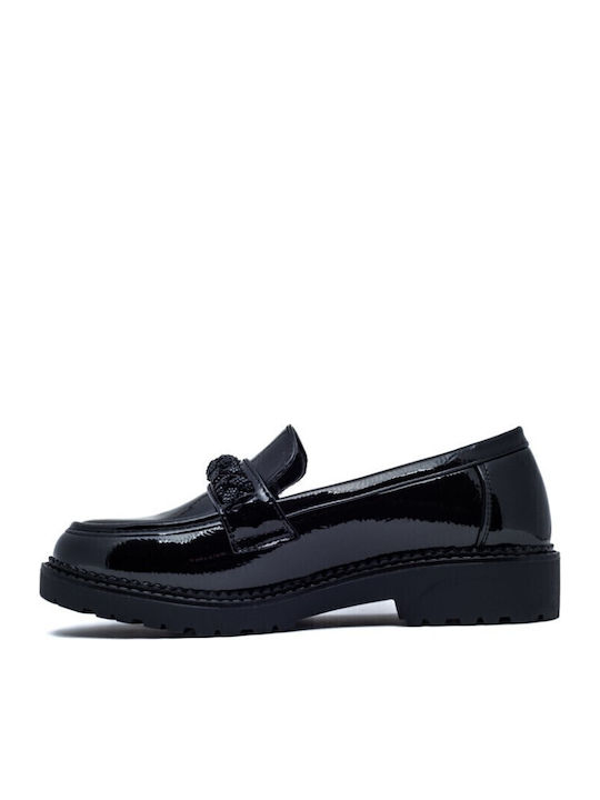 Damen Mokassins in Schwarz Farbe
