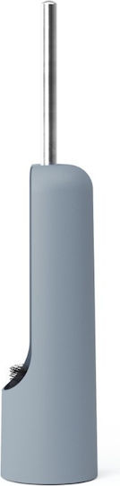 Umbra Plastic Toilet Brush and Basket Set Blue