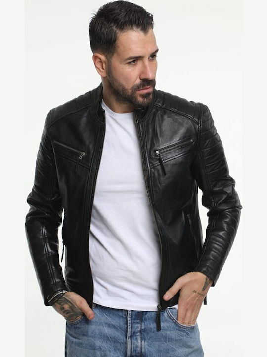 Lederjacke Jacke Biker Black