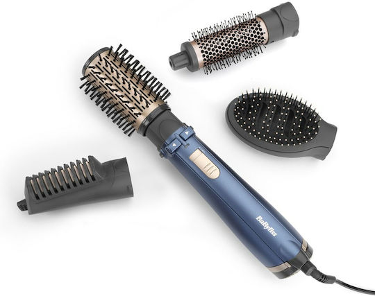 Babyliss Style Pro 1000 Ceramic Electric Brush with Air & Rotating Head for Straightening and Curls 1000W