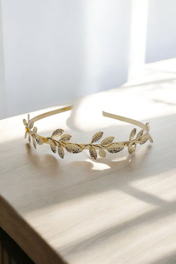 Stirnband Haar Gold