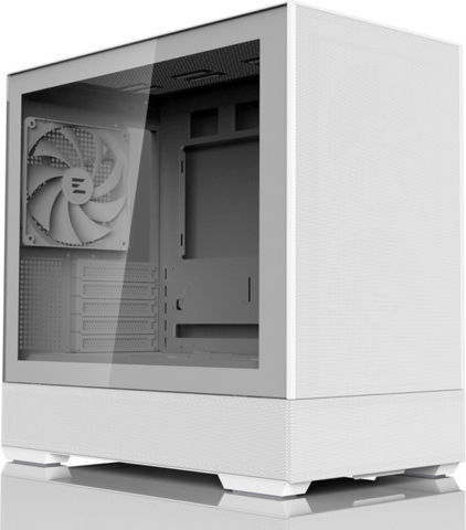 Zalman P30 AIR Gaming Mini Tower Κουτί Υπολογιστή με Πλαϊνό Παράθυρο και ARGB Φωτισμό Λευκό